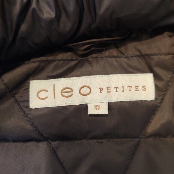 Cleo Women's Down Puffer Winter/Fall Coat | XS Petite | Black - Picture 3 of 6